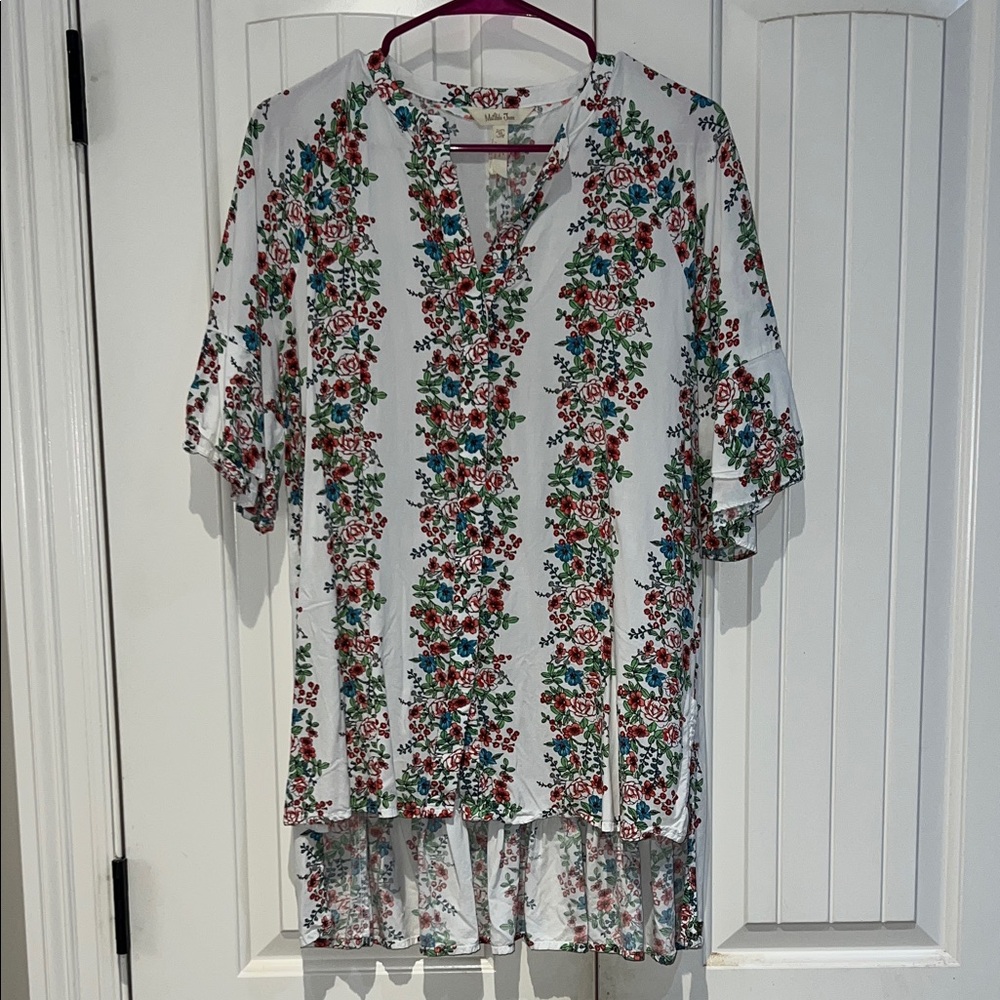 Matilda Jane Floral Print Shirt (tunic)